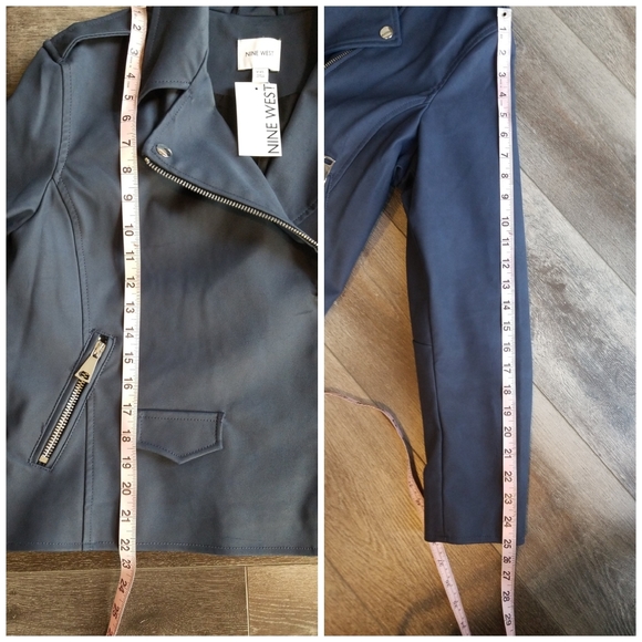 NWT Nine West Moto Jacket. - Picture 8 of 8